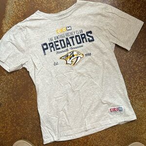 Predators Hockey Tshirt- Medium